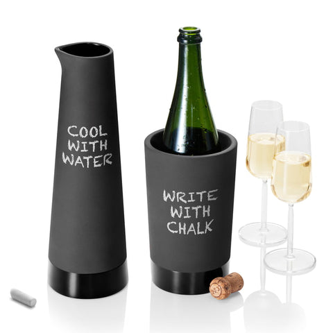 Self-Cooling Wine Cooler & Carafe Set